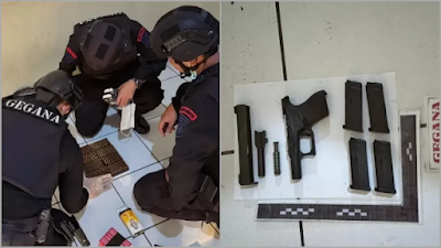 Gempar! Koper Misterius WNA Filipina Dititip di Pasar Minggu Berisi Senpi, Peluru dan Granat