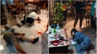 Duel Berd4rah Sesama Turis China di Restoran Bali, Dua Nyaris Tewas Ditusuk Pecahan Gelas