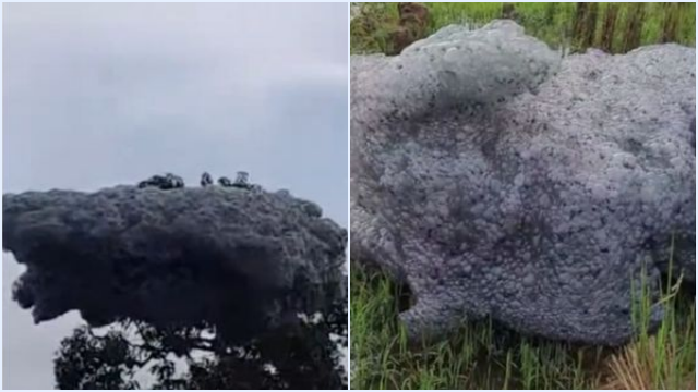 Viral! Video ‘Awan’ Hitam Terbang di Langit Subang Mendarat di Sawah Viral! Video ‘Awan’ Hitam Terbang di Langit Subang Mendarat di Sawah