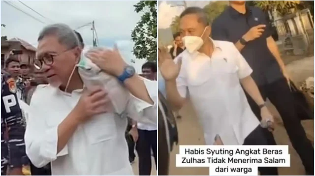 Video!, Tabiat Asli Zulkifli Hasan di Luar Konten, Cueki Salaman Warga Sibolga Usai Pamer Panggul Beras