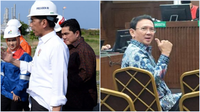 Ahok Desak Jaksa Periksa Erick Thohir dan Jokowi soal Dugaan Korupsi Minyak Mentah Pertamina