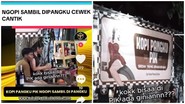 Viral Video di TikTok, Kopi Pangku PIK Tawarkan Sensasi Makan Indomie Sambil Pangku Pelayan
