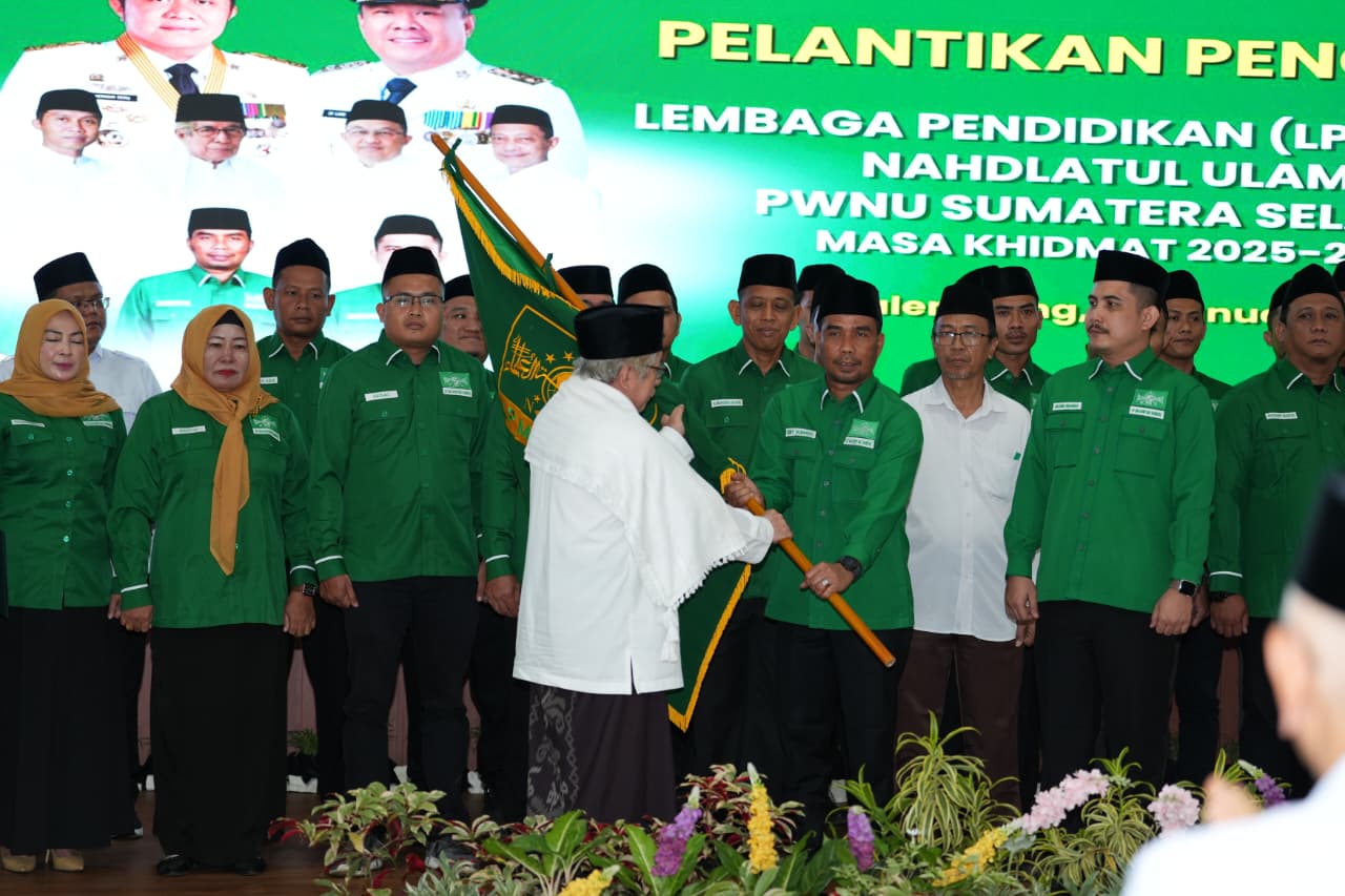 WhatsApp Image 2026-01-28 at 18.48.58 Pelantikan Pengurus Lembaga Pendidikan Ma’arif NU Sumsel Periode 2025–2030