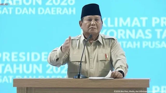 Presiden Prabowo: Kalau Dipanggil Tuhan YME, Malam-malam Aku Turun Nyari Kau!