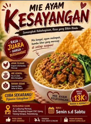 Menikmati MIE AYAM KESAYANGAN di Talang Kelapa Kota Palembang