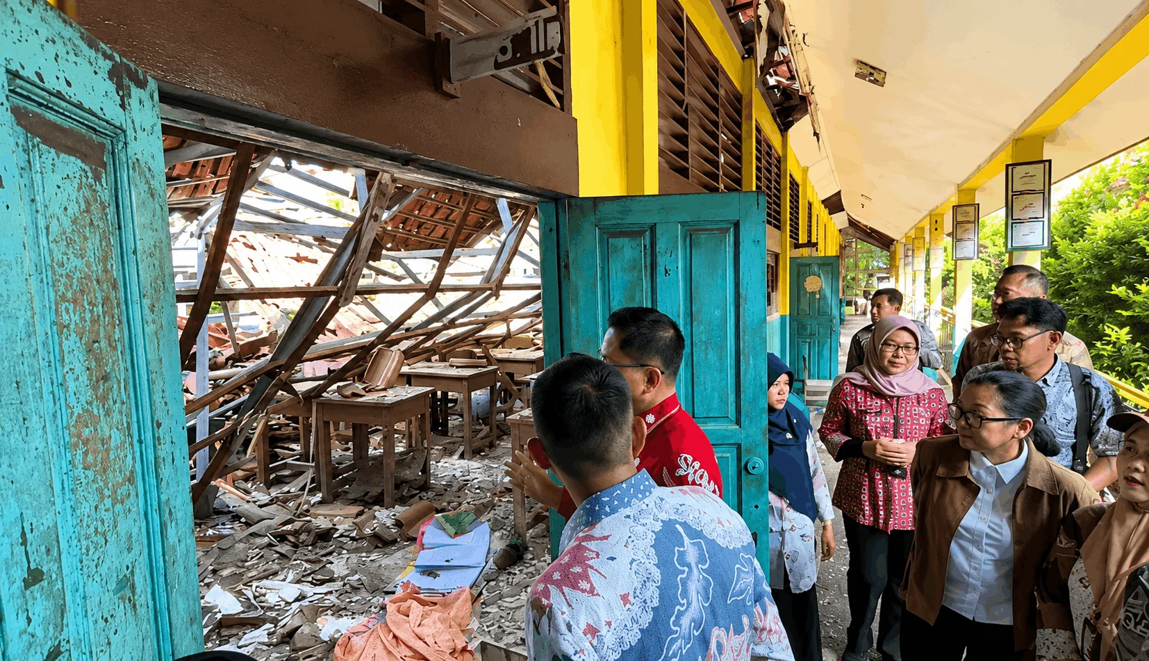 Gedung SDN Kebayoran Lama Selatan 09 Jaksel Yang Ambruk Akan Dibangun Vertikal