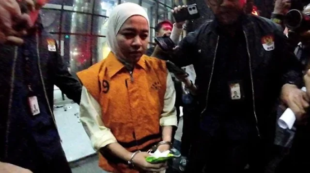 Sempat Lolos OTT KPK di Kabupaten Muara Enim, Bos PT MSA Fika Nur Alawi Resmi Pakai Rompi Oranye