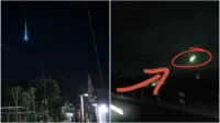 Viral! Cahaya Misterius Mirip Meteor Jatuh Hebohkan Langit Ciamis, Warga Kepo Penasaran