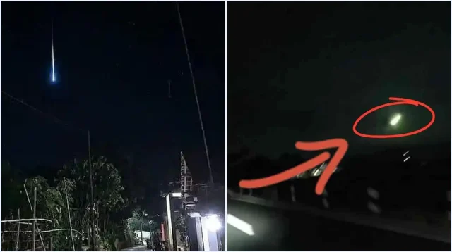 Viral! Cahaya Misterius Mirip Meteor Jatuh Hebohkan Langit Ciamis, Warga Kepo Penasaran